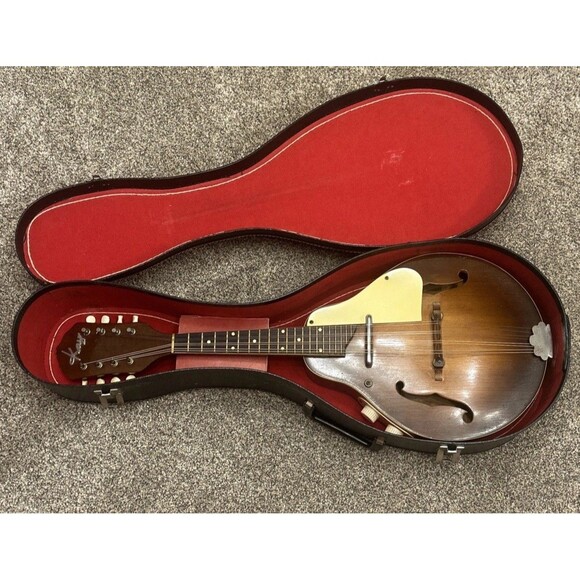 VTG 1955 Kay N-1 A Style 8-String Electric Mandolin Guitar Teardrop Sunburst - Picture 1 of 15